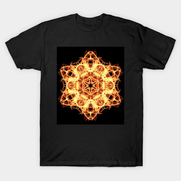 Lighting mandala T-Shirt by melcu